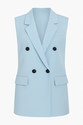 Kort blazer vest